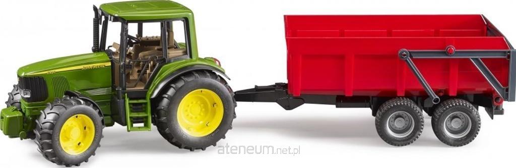 Bruder  John Deere 6920 Traktor mit rotem Kipper 4001702020576
