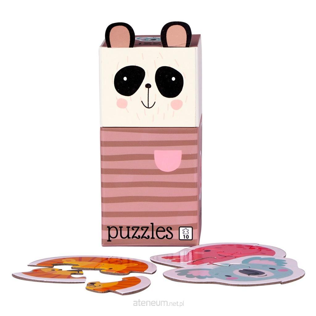Barbo Toys  Puzzles für Kinder 3 Puzzles 2x4 El und 1x2 Panda 5704976053187