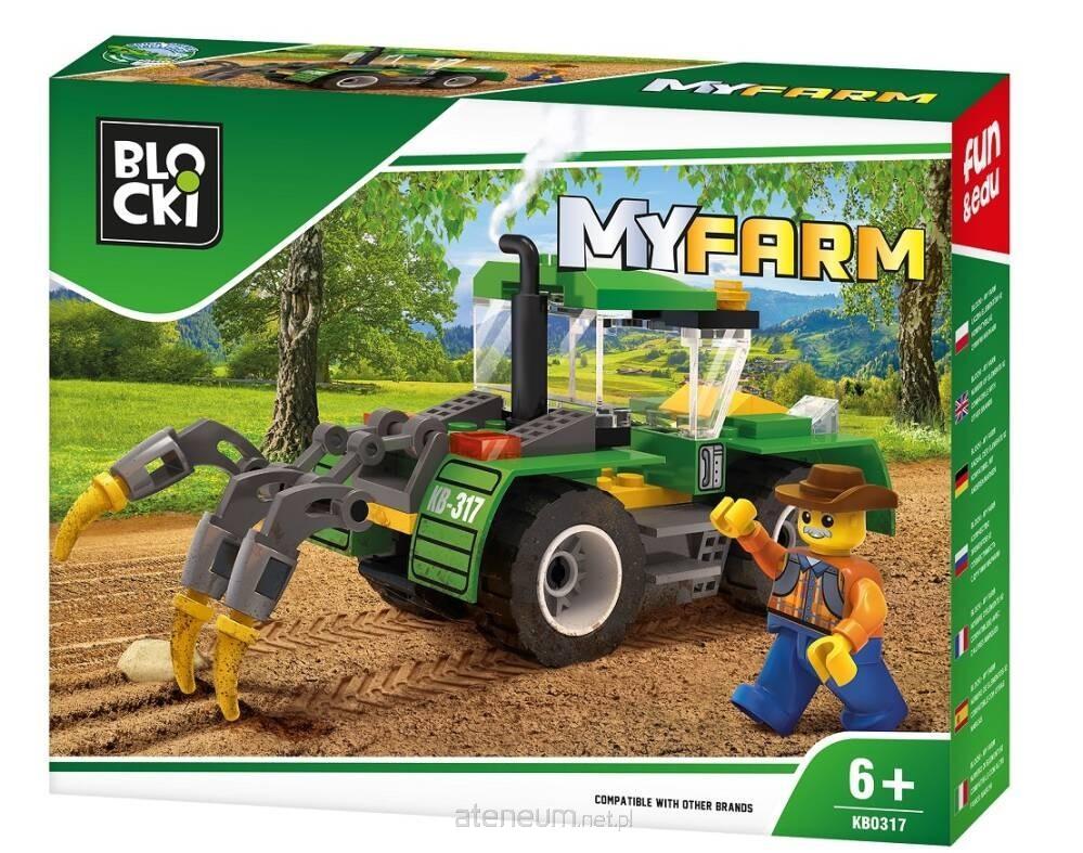 Icom  Blocki Blocki MyFarm Traktor mit Pflug 85 Stk. 6922018003177