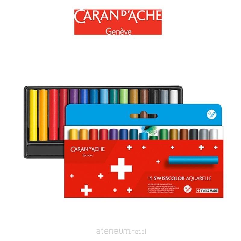 Carandache  Wachs-Aquarellstifte 15 Farben 7630002343367