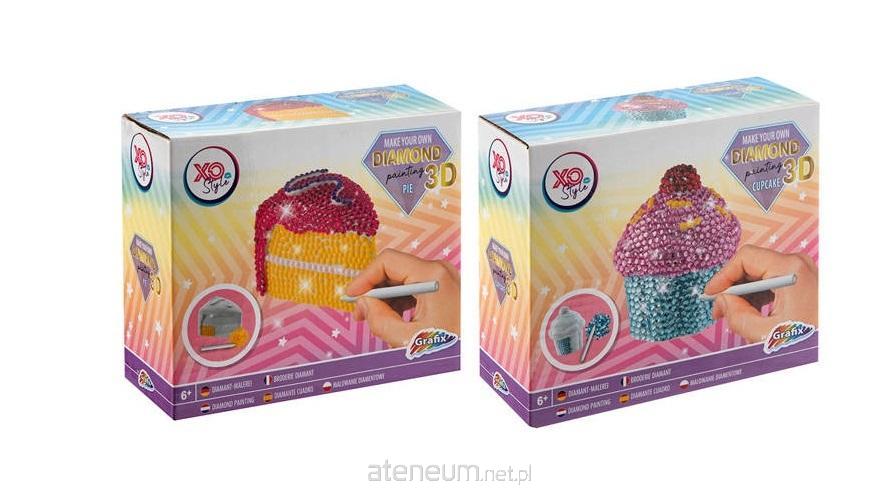 Icom  Cupcake/Kuchen mit 3D-Diamantmosaik 8715427084497