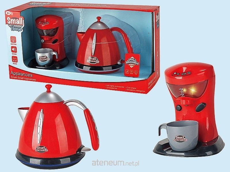 ADAR  Kaffeemaschine und Wasserkocher mit roten Batterien 5901271576933