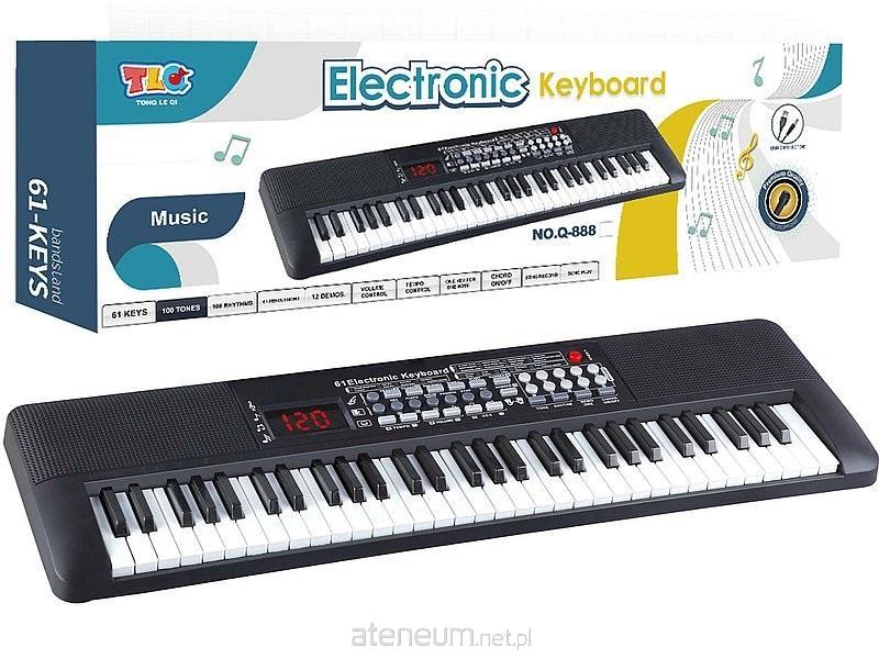 ADAR  61-Tasten-Orgel mit Mikrofon, USB-Ladegerät 5901271579811