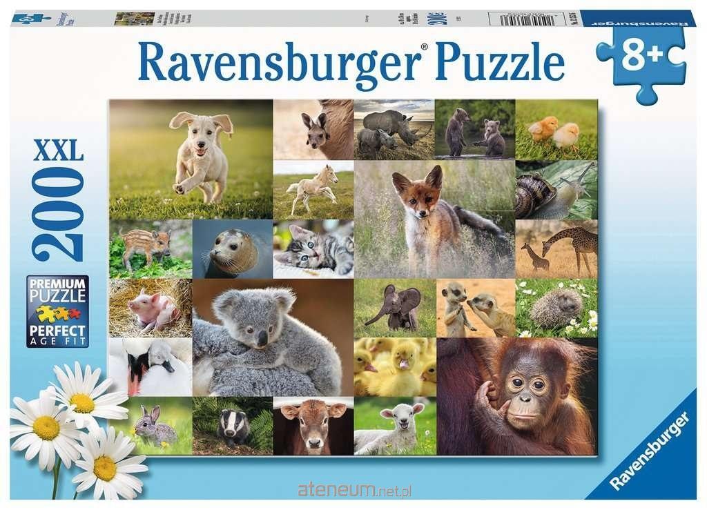 Ravensburger  Puzzle für Kinder 200 Tiere 4005556133536