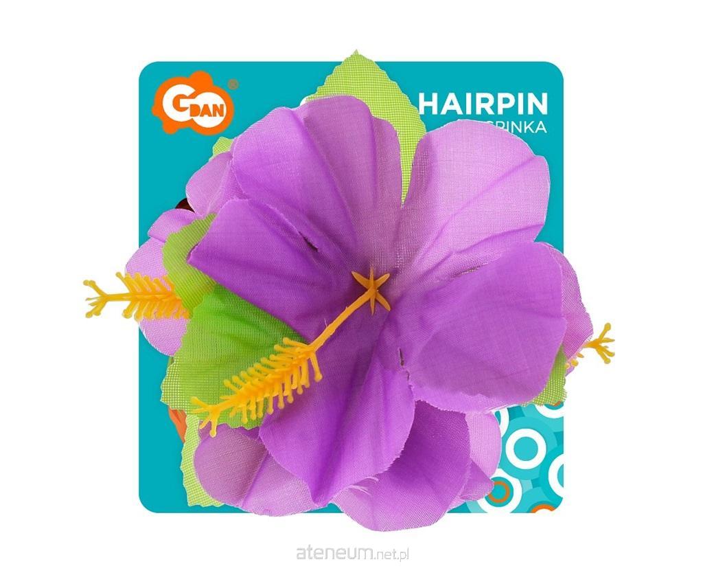 Godan  Große lila hawaiianische Haarnadel 5902973153576