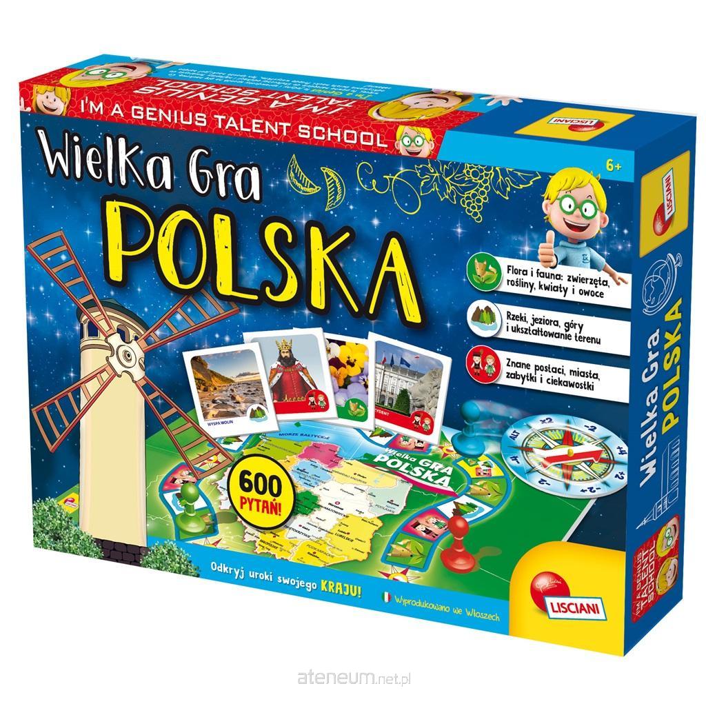 Lisciani  Kleines Genie – Das große Spiel – Polen 8008324105137
