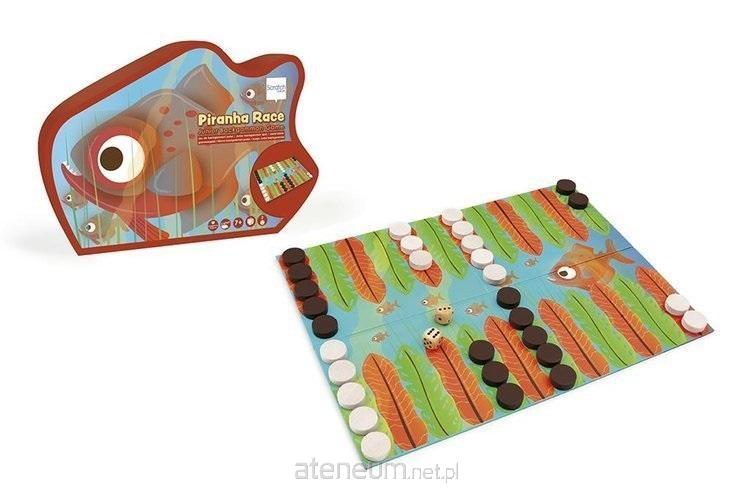 Scratch  Piranha Race Backgammon-Spiel 5414561822004