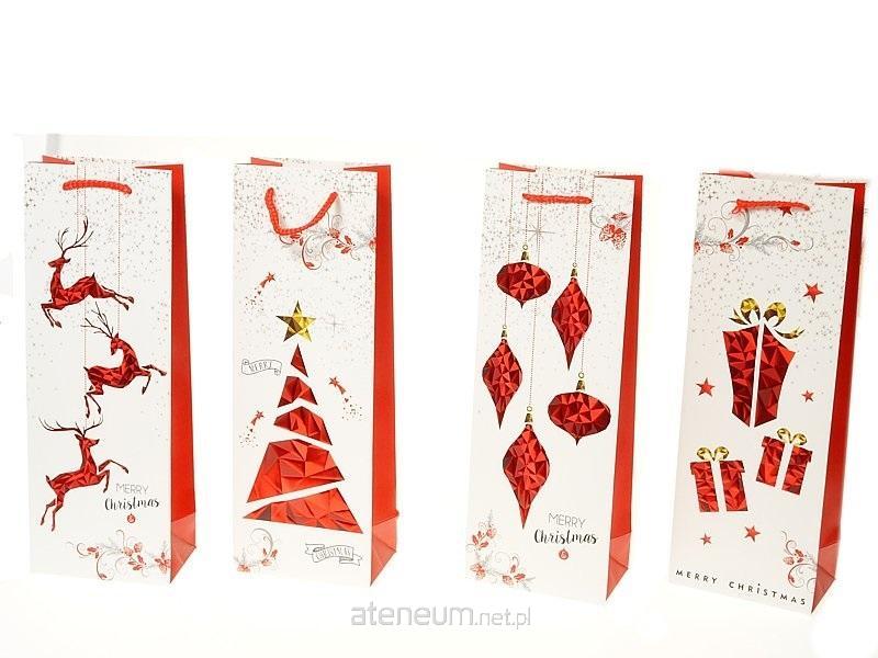 ADAR  Flaschentasche mit Weihnachtsmotiv MIX 5901271568280